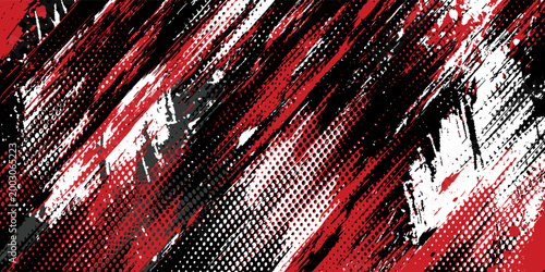 Gaming esport background striking stripes electric banner vector illustration design red black grunge brush wing comic pattern modern abstract concept livery stripes decal paint splash splatter.eps 10