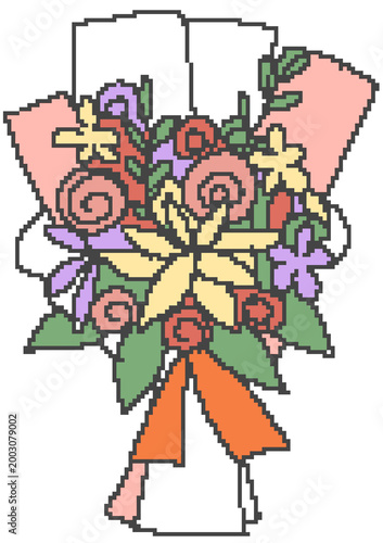 girl with flower