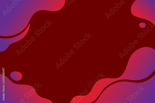 Bold Red and Purple Fluid Abstract Background with Copy Space