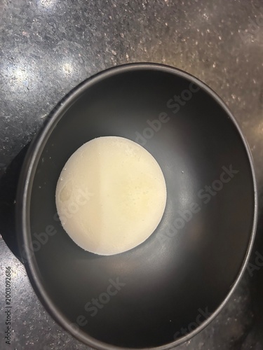 fried egg in a pan