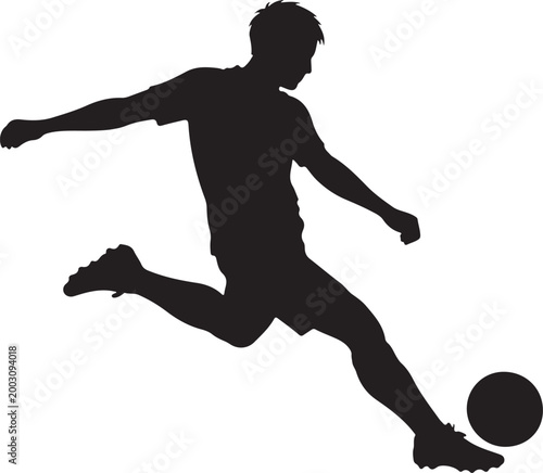 football player silhouette