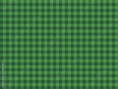 Green Gingham Check Pattern Background – Seamless Fabric Style Texture