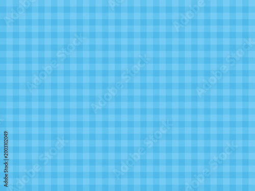 Blue Gingham Check Pattern Background – Seamless Fabric Style Texture