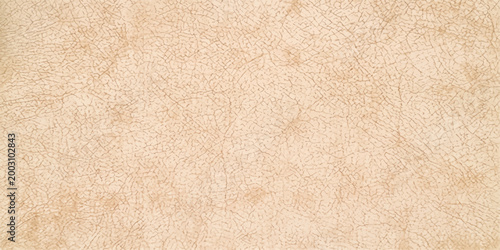 A close-up view unveils the intricate texture and subtle coloration of a meticulously crafted piece of beige leather. The tactile surface shows signs of wear and tear, exuding an aura of elegance.