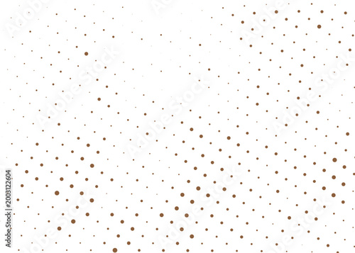 White background with scattered small black dots and subtle orange color gradient abstract background scattered gradient
