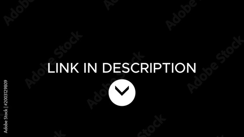 Link In Description Call To Action Animation Alpha Channel