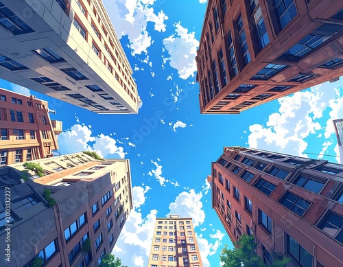 Skyscraper panorama