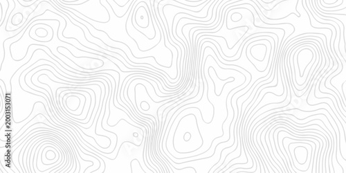 Black and white lines seamless Topographic map patterns, topography line map. Vintage outdoors style. The stylized height of the topographic map contour in lines and contours isolated on transparent.
