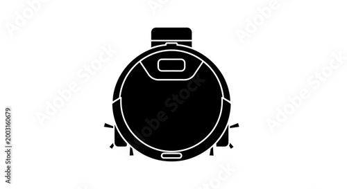 Robot Vacuum Cleaner Main View.