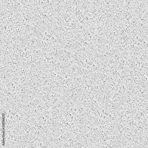 Foto White wall with small black holes - Seamless texture 4K