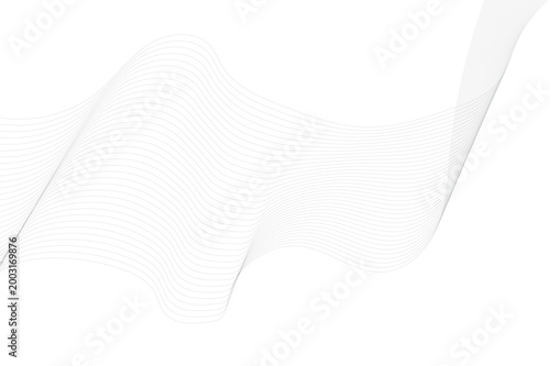 Geometric, white, mesh, wave pattern, abstract background, vector design element