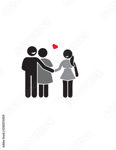 man and woman