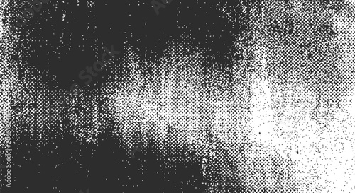 Slika na platnu Grungy distressed fabric texture with subtle halftone pattern and abstract grung