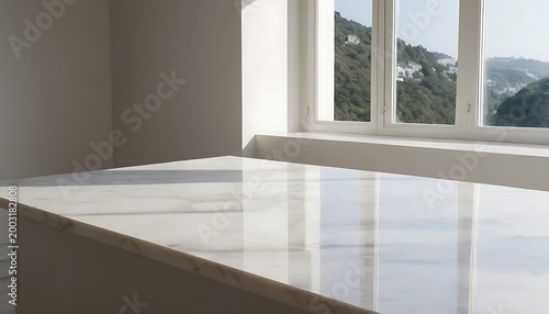 Marble Product Display Background With Natural Light Shadow | modern office interior