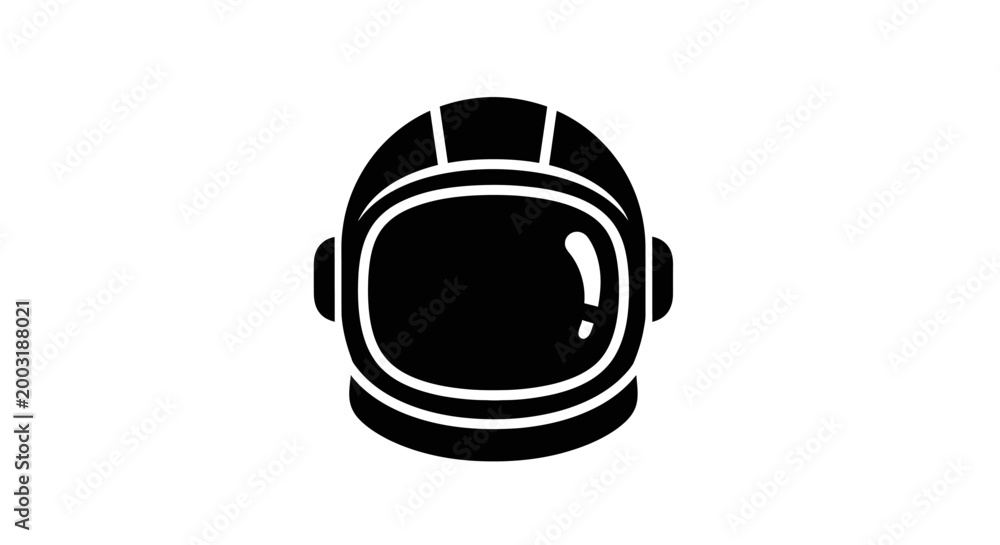 Fototapeta premium Astronaut helmet space suit headgear.