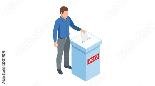 This image captures an individual casting their vote in an election, symbolizing democracy and civic engagement in contemporary society during the voting process.