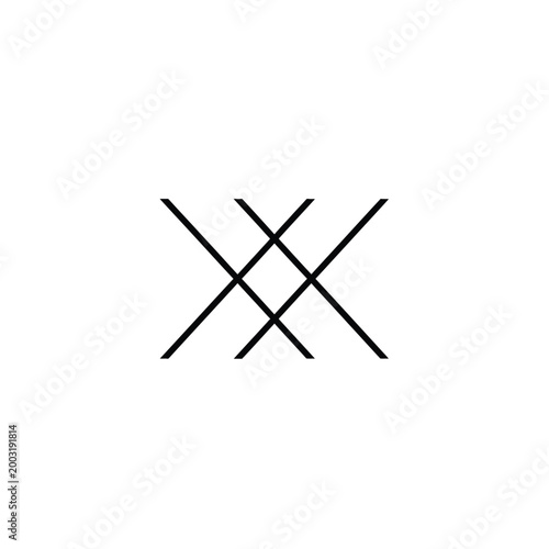 Abstract geometric pattern consisting of intersecting diagonal lines forming diamonds