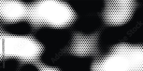Abstract halftone sunburst background. Pop art comic book strip cover design. Modern trendy design in Vector Illustration
