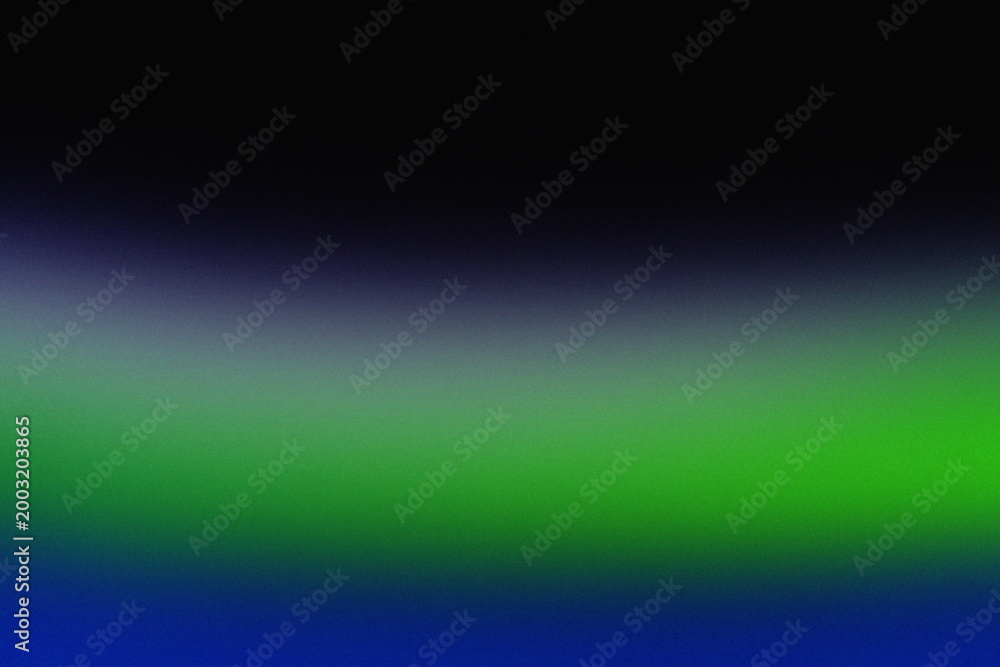Naklejka premium Multi colored grainy background with green blue and black horizontal gradients