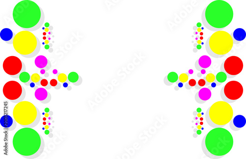 abstract background with balloons