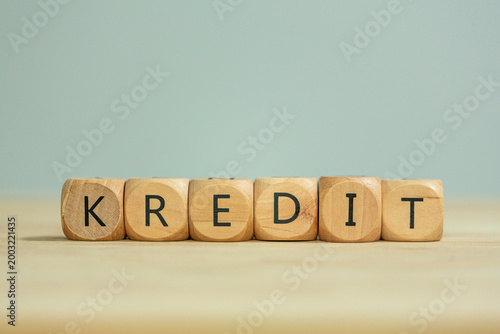 Wooden letter blocks spelli...