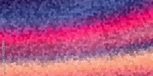 Abstract gradient background with mosaic pattern