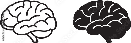Anatomical Brain Silhouette