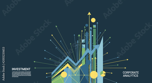 A clean, modern graphic conveying financial growth and stability. Ideal for business presentations, finance blogs, and marketing materials.