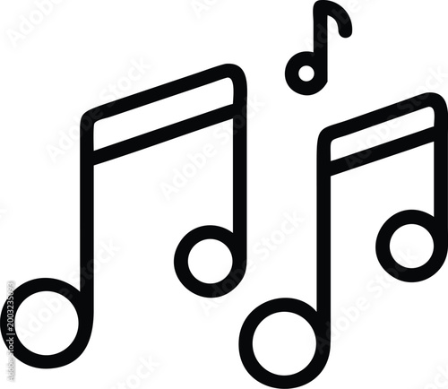 music note icon set black and white musical symbols on a transparent background high quality professional detailed modern elegant stylish clean