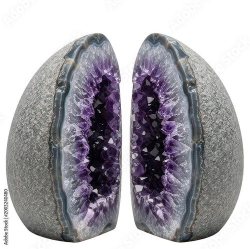 Schilderij op canvas purple amethyst geode png natural amethyst geode png sliced amethyst geode png i