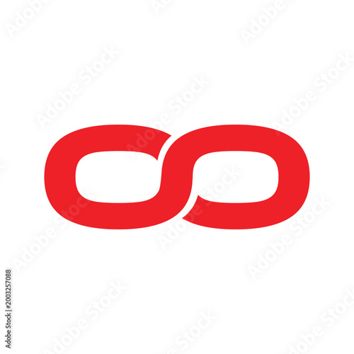 Initial OO Infinity Icon Design