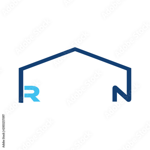 Initial RN House Icon Design