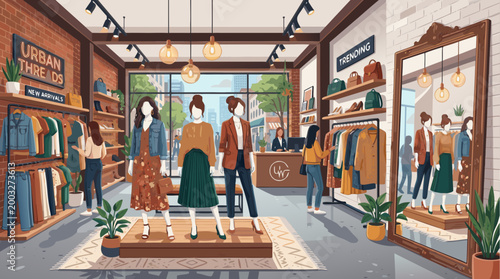 Industrial Chic Retail Space at Urban Threads