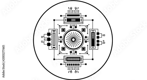 Detailed technical diagram of machinery.