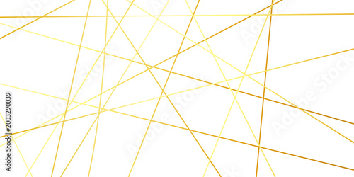 Elegant Abstract Transparent Background With Luxurious Metallic Gold Geometric Lines, Intersecting Minimal Linear Shapes, Modern Premium Vector Design