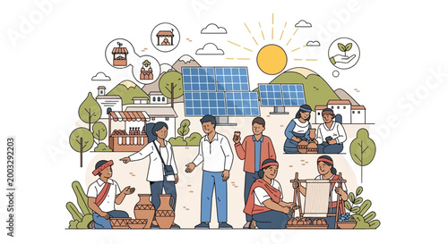 Indigenous Community Sustainable Energy and Traditional Craft Development