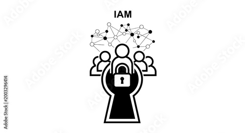Person Holding Lock with Brainstorm.