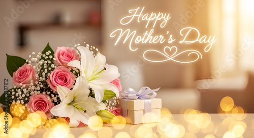 Luxury Happy Mother's Day banner