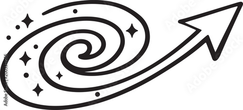 Professional web cursor arrow icon with mouse clicker illustration design