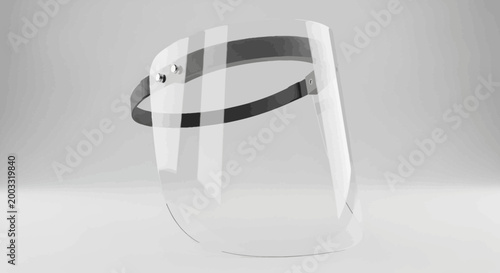Clear Plastic Face Shield Visor.