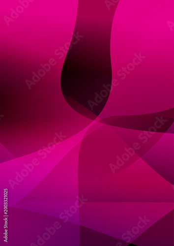 Modern Neon Wave Lines Abstract Technology Background	

