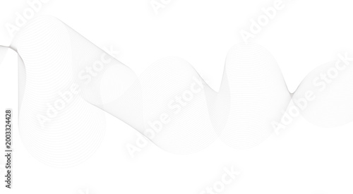 Abstract wave line. Digital frequency equalizer. digital Stylized line art background. 