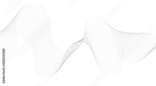 Abstract wave line. Digital frequency equalizer. digital Stylized line art background. 