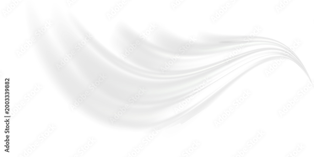 Fototapeta premium Stream of fresh wind png. Imitation of the exit of cold air from the air conditioner. Cold winter wind texture. Holiday vector blizzard. Christmas effect of a cold blizzard. Vector PNG.