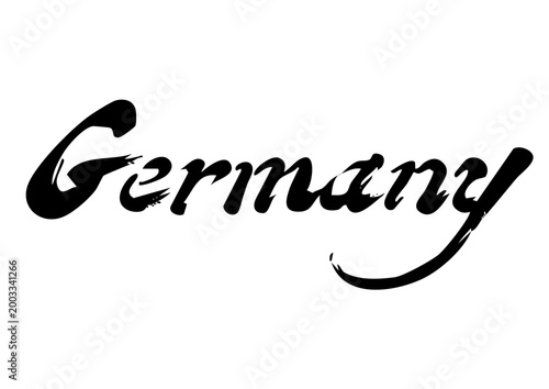 Germany – Japanese Calligraphy Brush Lettering