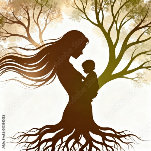 mother and son