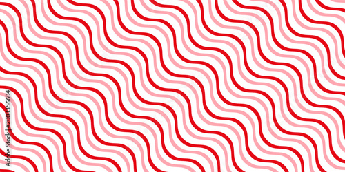 Candy cane Christmas background, peppermint diagonal stripes print seamless pattern