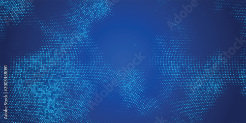 Elegant blue silk texture background with luxurious mesh gradient waves and soft fabric reflections.