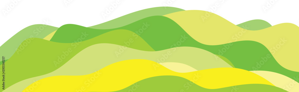 Fototapeta premium vector illustration of an abstract background with geen wave