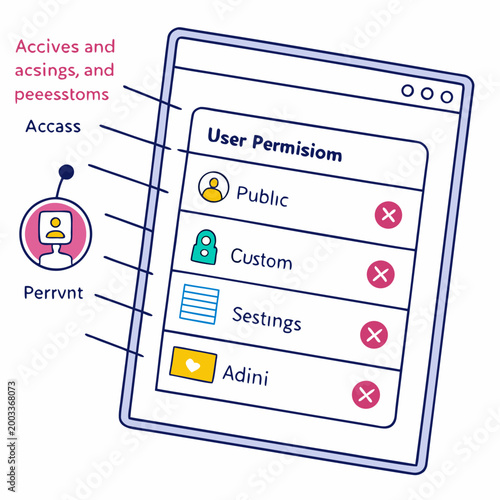 User permission settings on a browser window